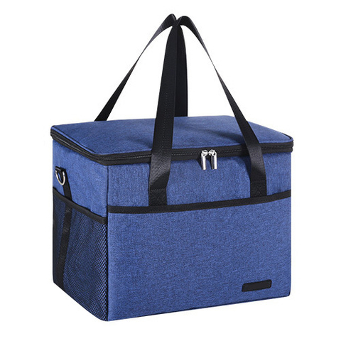 Bolsa de hielo de tela Oxford, bolsa de Picnic port&aacute;til para cerveza, bolsa grande y gruesa para mantenimiento de alimentos frescos, bolsa aislante de papel de aluminio, bolsa aislante para veh&iacute;culos