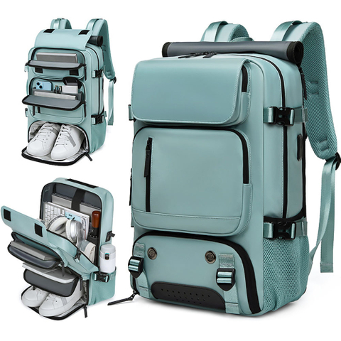 Mochila impermeable para ordenador port&aacute;til, bolsa de viaje al aire libre, Oxford, deporte, senderismo, escuela, moda