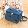 Bolso para lonchera, bolsa cuadrada aislada, lonchera engrosada con papel de aluminio, bolsa de almuerzo para trabajadores de oficina y estudiantes, picnic de gran capacidad