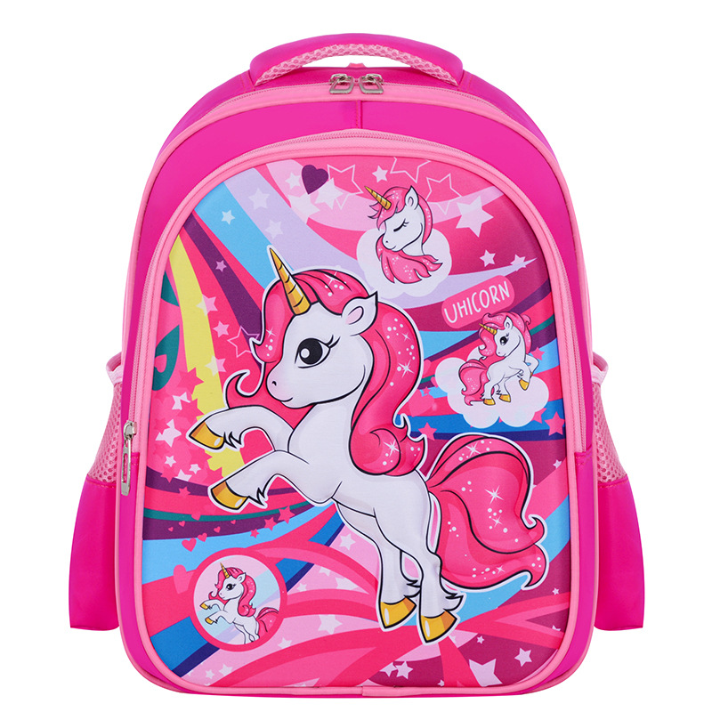Nueva l&iacute;nea de mochilas escolares de dibujos animados del fabricante mayorista en 3D para ni&ntilde;os de 1 a 4 grado, con correas dobles para los hombros y acolchado de esponja para la espalda, adecuadas para jardines de infantes.