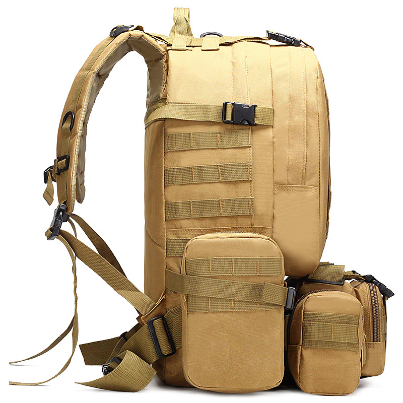 Bolsas personalizadas al por mayor con tem&aacute;tica militar, mochilas t&aacute;cticas, mochilas de escalada al aire libre de gran capacidad, juegos de campamento multifuncionales, mochilas combinadas