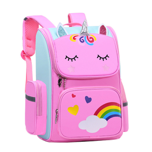 Mochila De Unicornio: Linda Mochila De Dibujos Animados para Ni&ntilde;as De 1 A 6 A&ntilde;os, Adecuada para Estudiantes De Escuela Primaria (Grados 1-6)