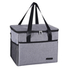 Bolsa de hielo de tela Oxford, bolsa de Picnic port&aacute;til para cerveza, bolsa grande y gruesa para mantenimiento de alimentos frescos, bolsa aislante de papel de aluminio, bolsa aislante para veh&iacute;culos