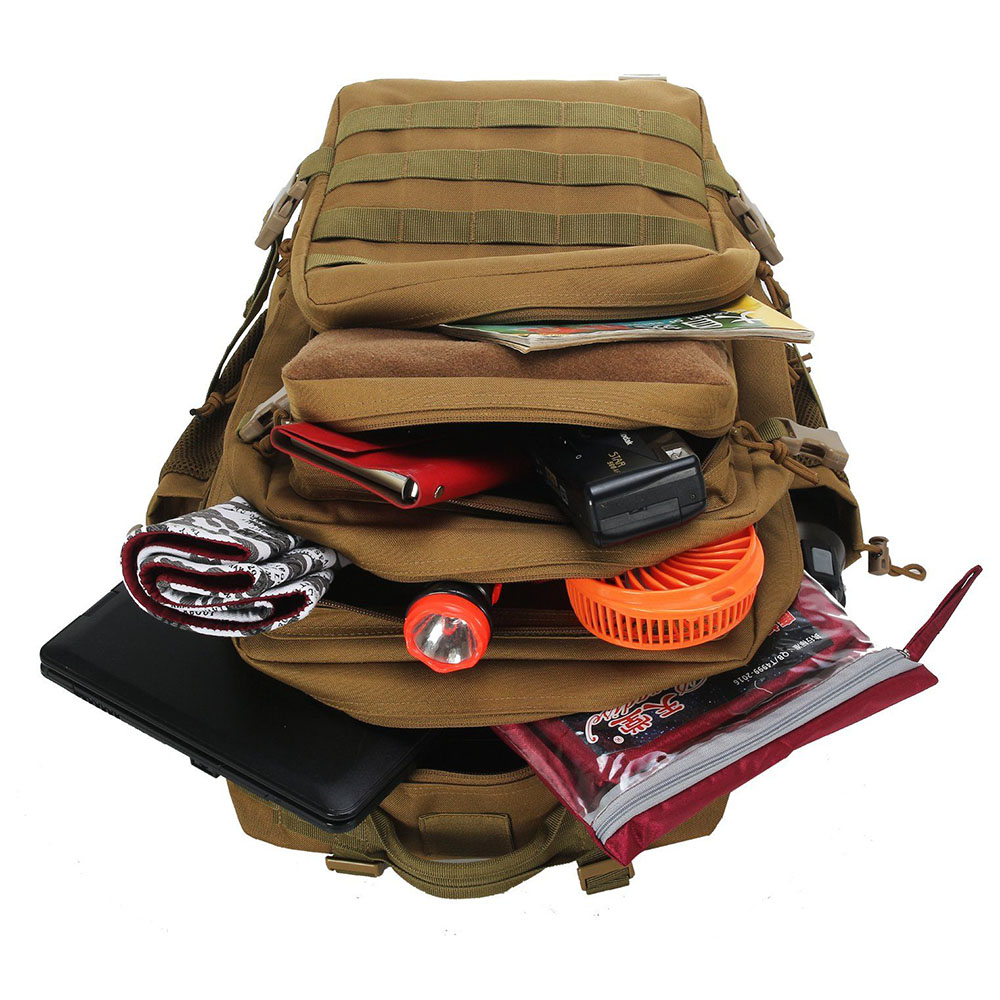 Mochila que camina t&aacute;ctica impermeable de Molle del alpinismo que acampa de la escalada del viaje al aire libre t&aacute;ctico de encargo