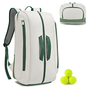 Mochila para deportes informales al aire libre, impermeable, de gran capacidad, para entrenamiento de tenis y b&aacute;dminton, paquete de raqueta Pickleball