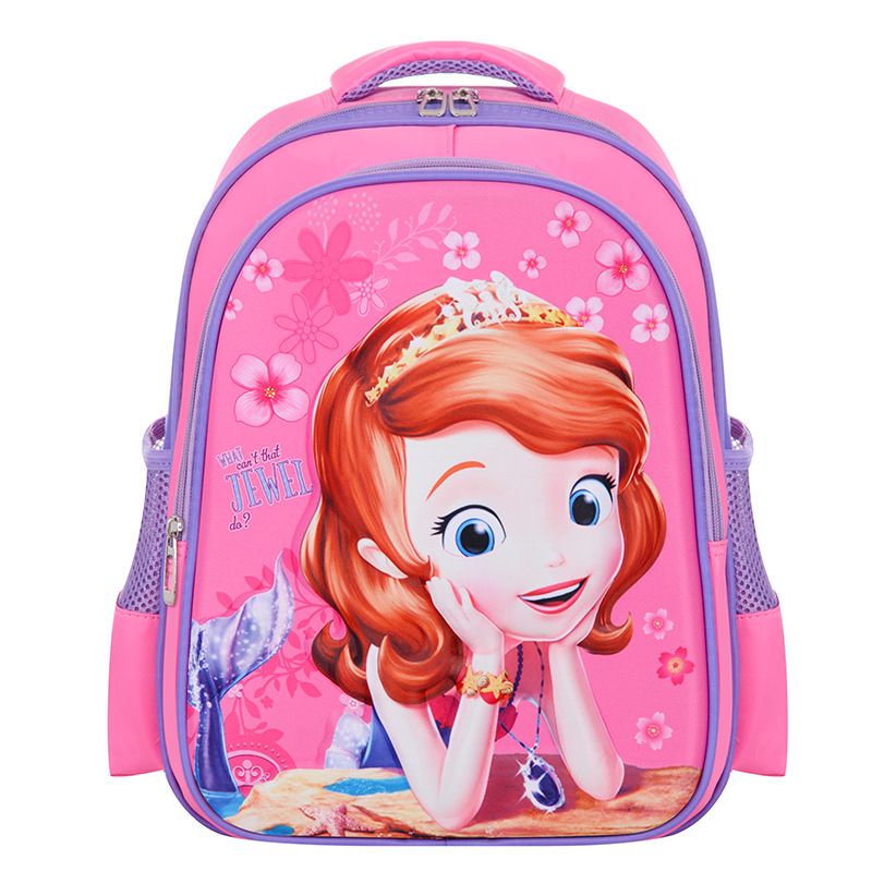 Nueva l&iacute;nea de mochilas escolares de dibujos animados del fabricante mayorista en 3D para ni&ntilde;os de 1 a 4 grado, con correas dobles para los hombros y acolchado de esponja para la espalda, adecuadas para jardines de infantes.