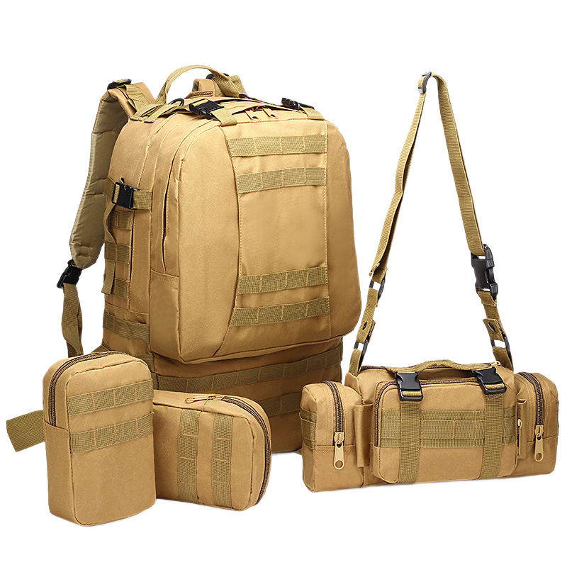 Bolsas personalizadas al por mayor con tem&aacute;tica militar, mochilas t&aacute;cticas, mochilas de escalada al aire libre de gran capacidad, juegos de campamento multifuncionales, mochilas combinadas