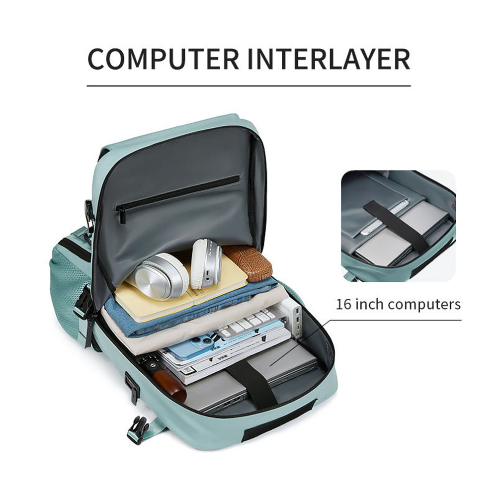 Mochila impermeable para ordenador port&aacute;til, bolsa de viaje al aire libre, Oxford, deporte, senderismo, escuela, moda