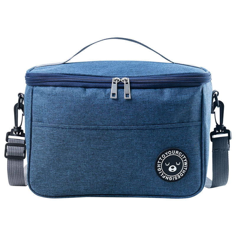Bolso para lonchera, bolsa cuadrada aislada, lonchera engrosada con papel de aluminio, bolsa de almuerzo para trabajadores de oficina y estudiantes, picnic de gran capacidad