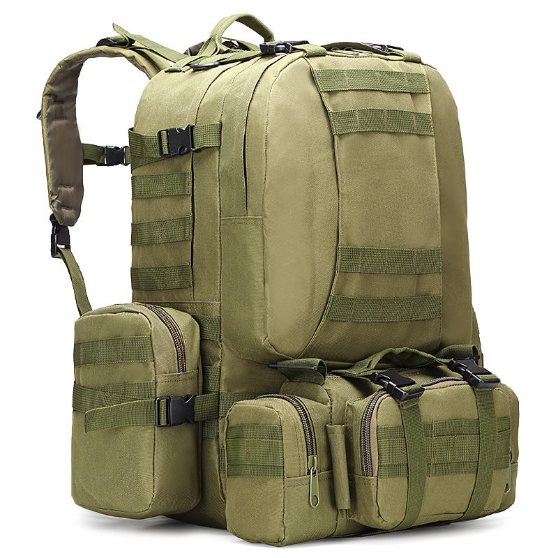 Bolsas personalizadas al por mayor con tem&aacute;tica militar, mochilas t&aacute;cticas, mochilas de escalada al aire libre de gran capacidad, juegos de campamento multifuncionales, mochilas combinadas