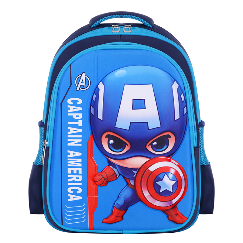 Nueva l&iacute;nea de mochilas escolares de dibujos animados del fabricante mayorista en 3D para ni&ntilde;os de 1 a 4 grado, con correas dobles para los hombros y acolchado de esponja para la espalda, adecuadas para jardines de infantes.