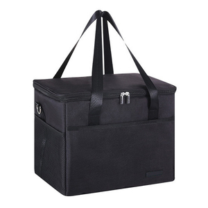 Bolsa de hielo de tela Oxford, bolsa de Picnic port&aacute;til para cerveza, bolsa grande y gruesa para mantenimiento de alimentos frescos, bolsa aislante de papel de aluminio, bolsa aislante para veh&iacute;culos